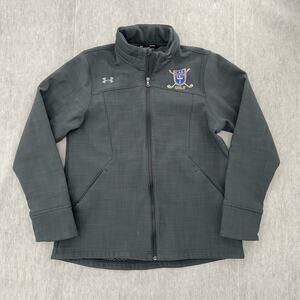 Under Armour Jacket Womens Large Gray Full Zip Coldgear Infrared CAK Golf Ladies